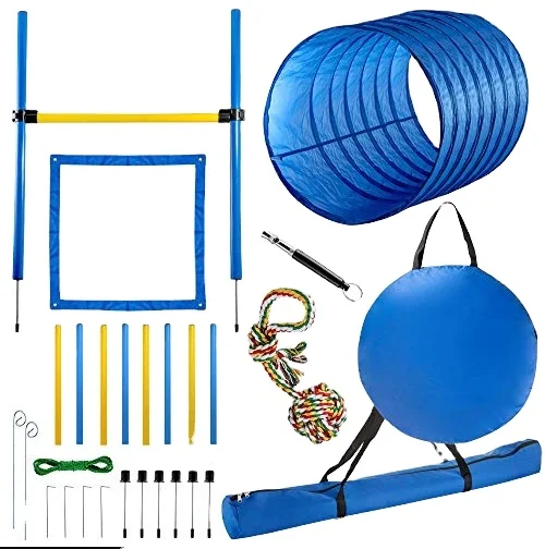 

Hot sale Outdoor dog agility trainig tunnel pet agility kits