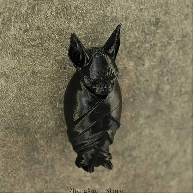 6 Stück Halloween-3D-Fledermaus-Kühlschrankmagnete mit PET-Konstruktion für Kühlschränke, magnetische Whiteboards und – Detail 5