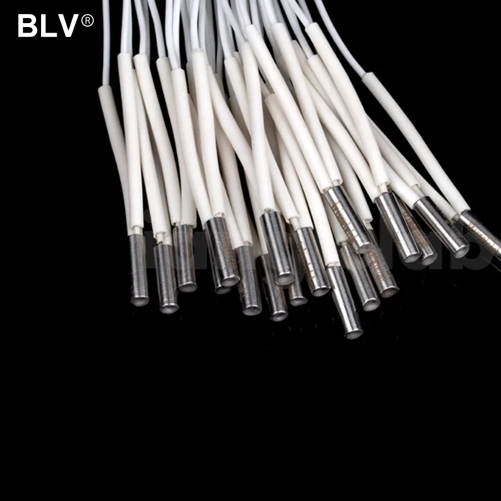 BLV® Whit Cartridge Heater Collection 12/24 60W/24V 70W 100CM for Super Volcano Heat block