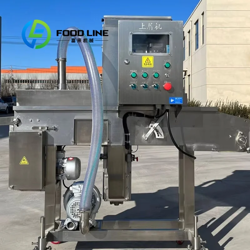 Automatic Breading Machine Flexible Throughput Adjustment Meet Varied Production Demands For Snack Factory Fried Food Different