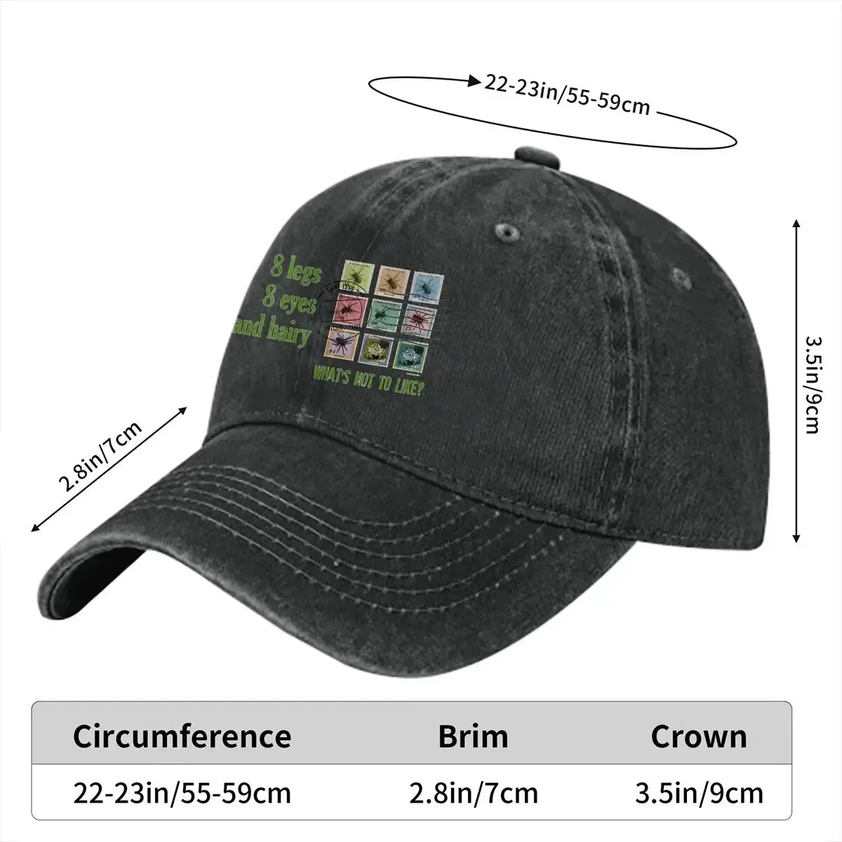 2026 8 Legs Baseball Cap Men Hats Women Visor Protection Snapback Spiders Caps