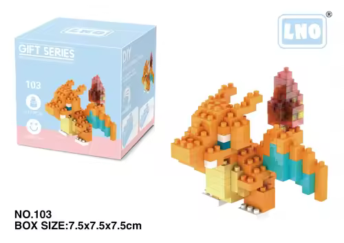 Pokemon Small Blocks Nanoblock Charizard Kyogre Groudon Rayquaza Model Education Graphics Toys for Kids Birthday Gift Toys - Image 45
