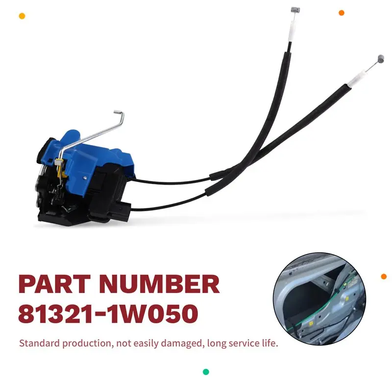 

AZ-For Hyundai Kia Rio 2012- 2017 Compatible 81321-1W050 Front Door Lock Latch Actuator Car Part 813211W050