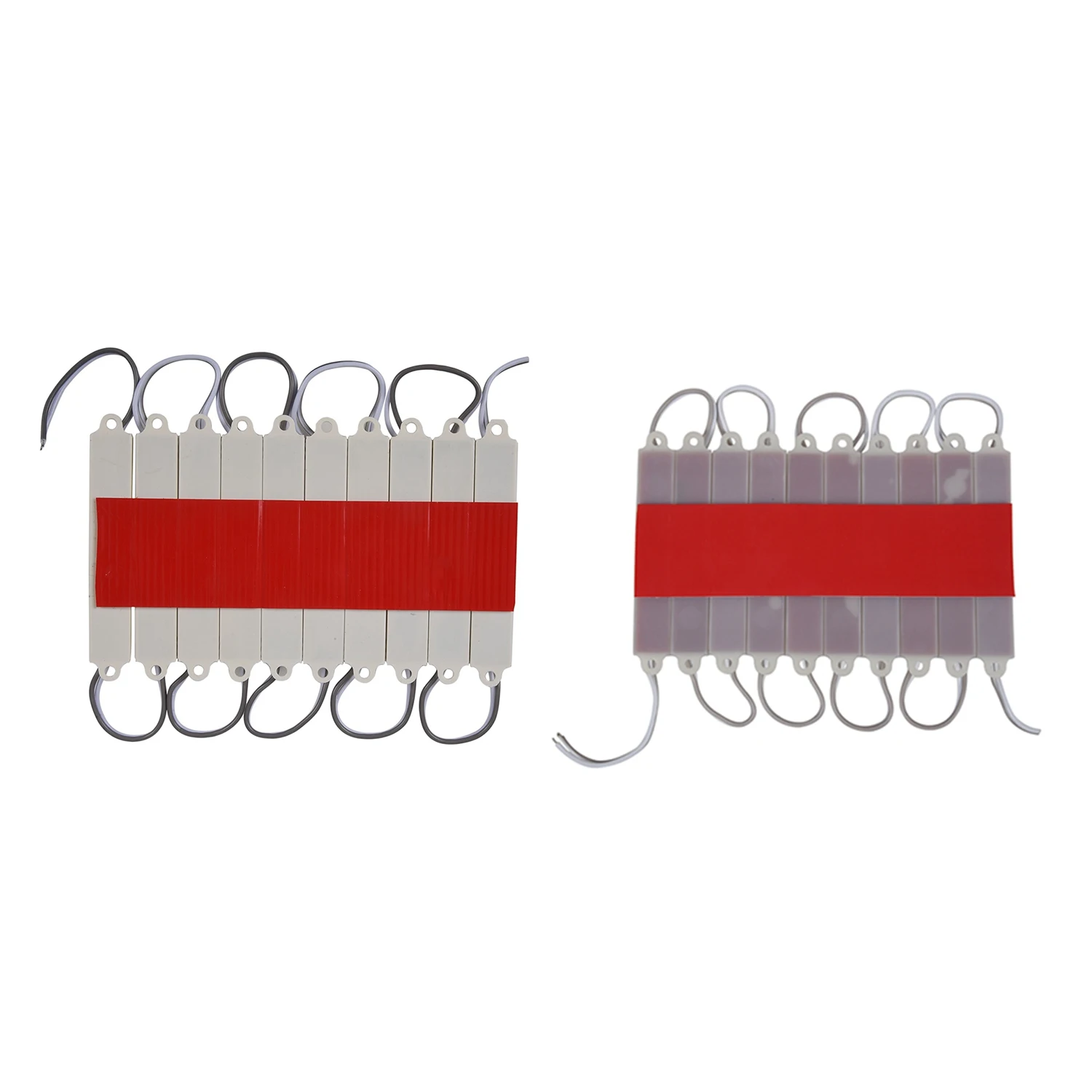 LICE-2X10pcs 5050 SMD 3 LED Module LED Strip String Light Waterproof DC 12V Cool White & Warm White