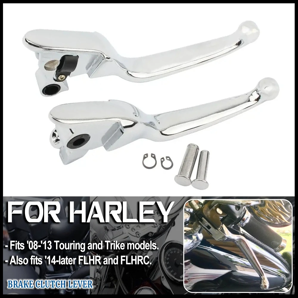 

Motorcycle Brake Clutch Lever Hand Levers For Harley Touring Road Glide Street Glide Trike 2008-2013 FLHR 14-later