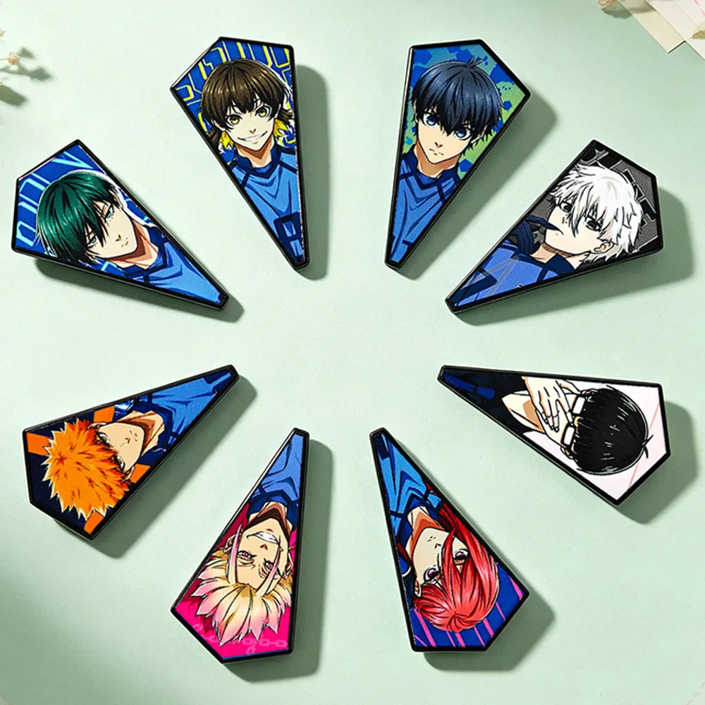 Japanische Anime Nagi Seishiro Emaille-Pins, Modische Fußball-Manga-Brosche für Männer, Sammlerstück für Taschen, Accessoire, Dekoration, Geschenk – Detail 4
