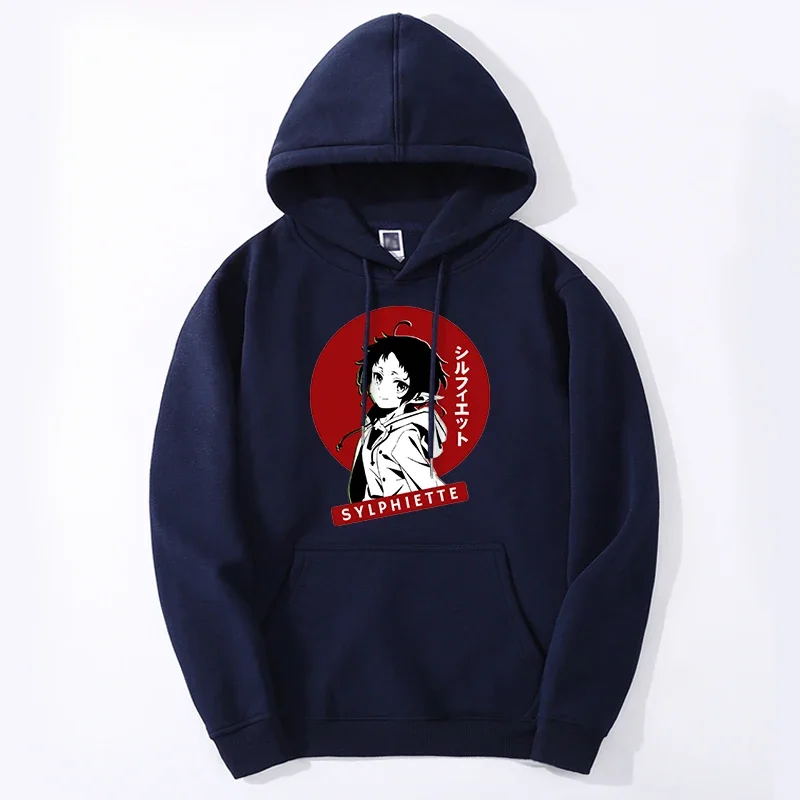 Jobless Japan anime Rudy hoodies mens sweatshirt 2024 new arrival mens Harajuku streetwear hip hop casual sportswear sportswear