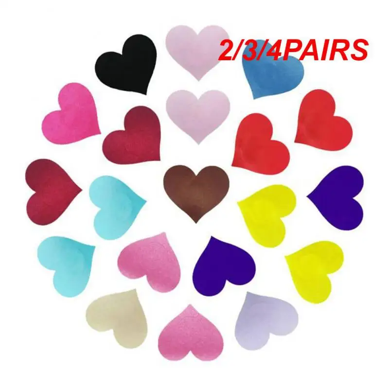 2/3/4PAIRS Chest Patch Invisible And Traceless Ultra Thin For Women Nipple Stickers Non Irritating Polyester