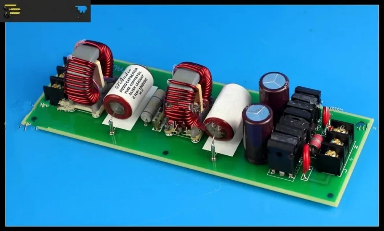 U-K No.6 Oil-Immersed Audio Power Filter 250V 12A, Mains Noise Purifier for HiFi Audio System