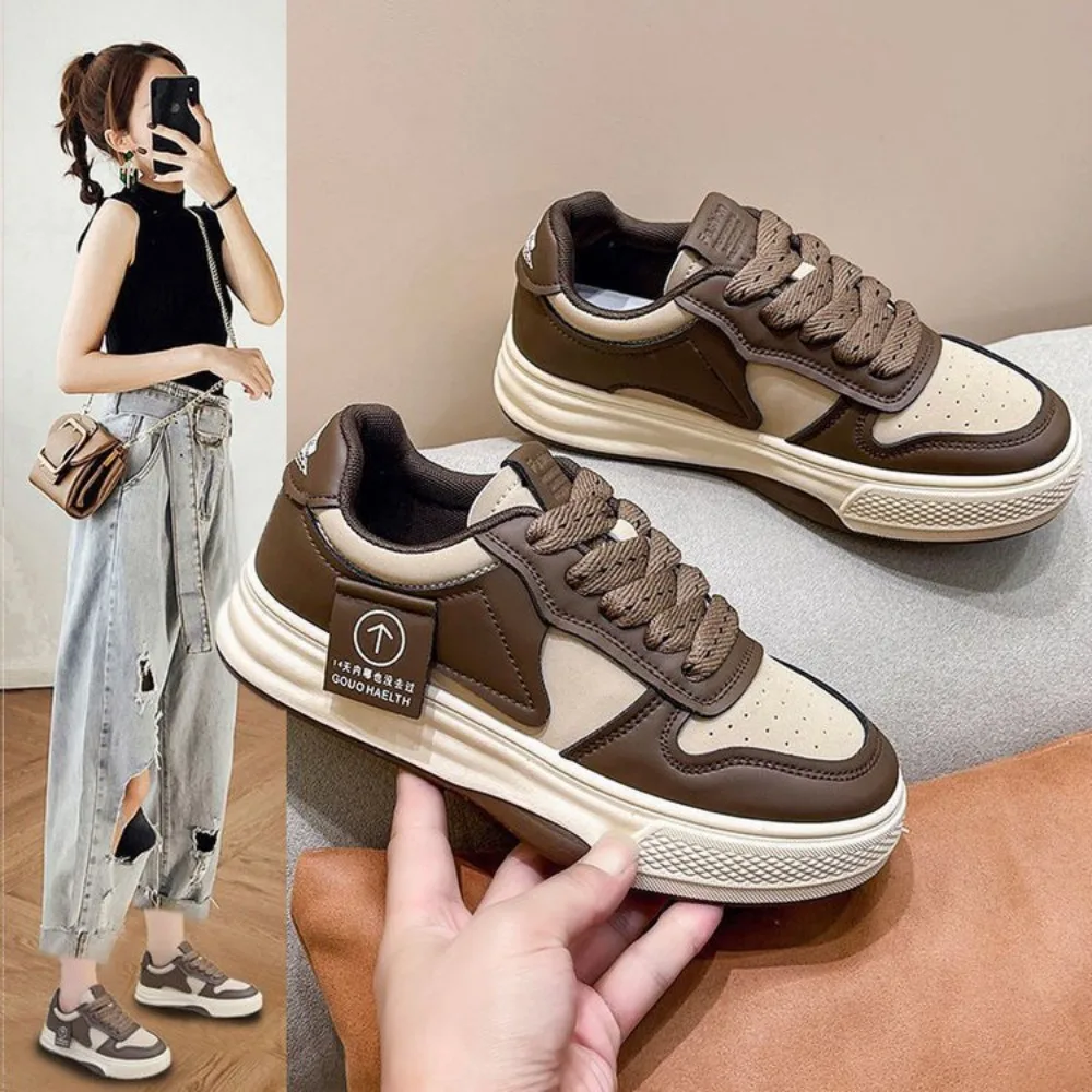 Fashion Casual Platform Sneakers for Women New Designer Students Sports Board Shoes Female Spring Autumn Zapatos De Mujer