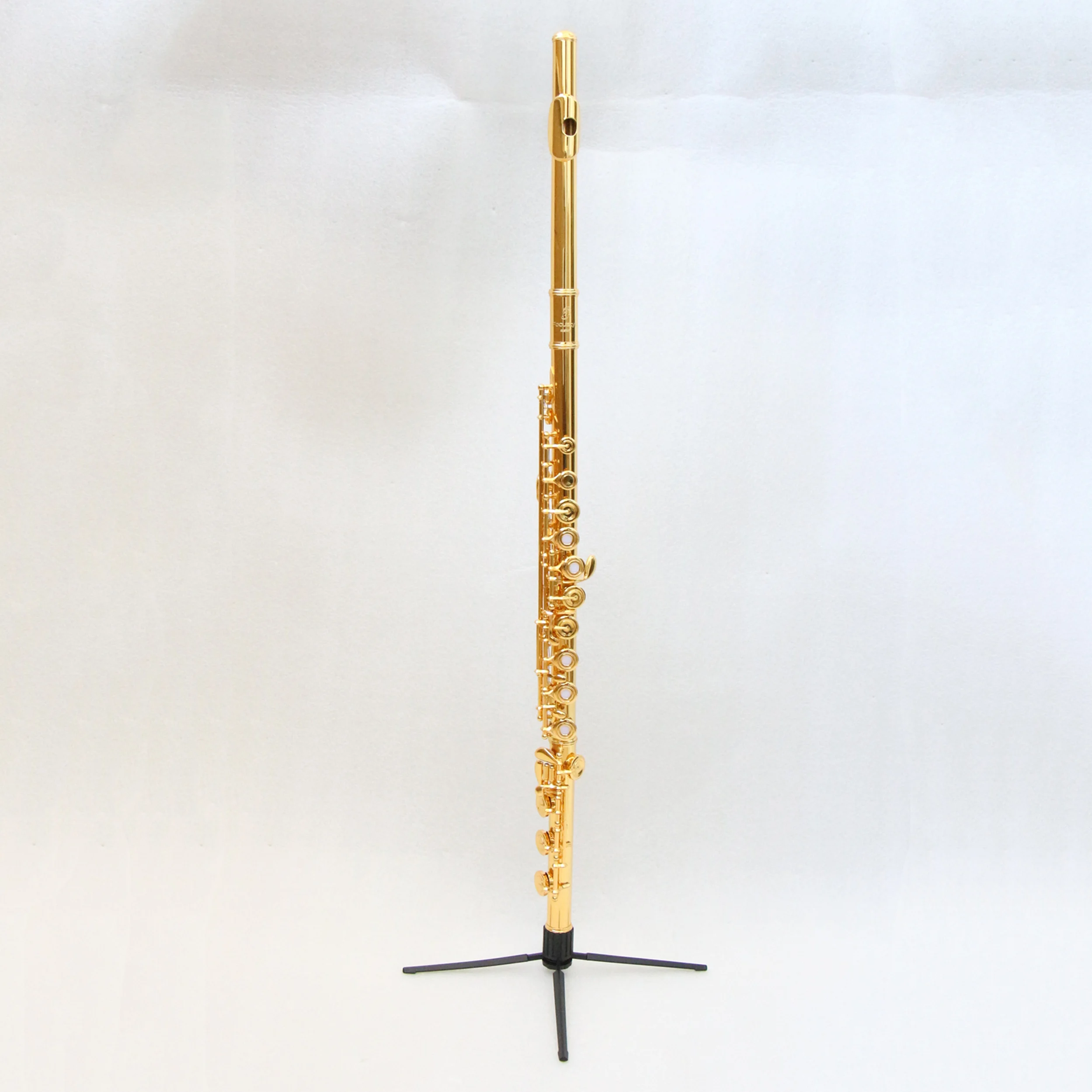 Gold Plate Flute C Tone 17 Open Hole Cupronickel Flute Instrument