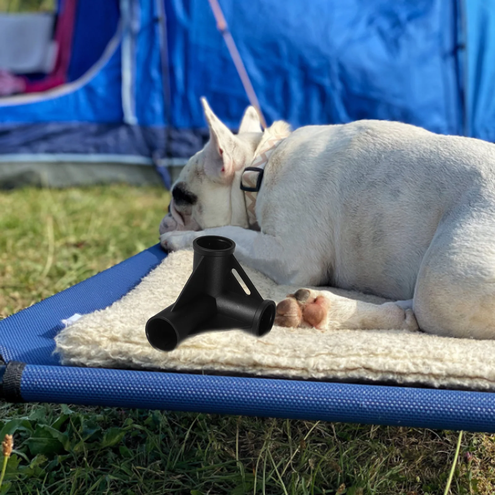 

6 Pcs Pet Camp Bed Accessories Canopy Pole Connectors Frame Parts Abs Camping Tent Repair