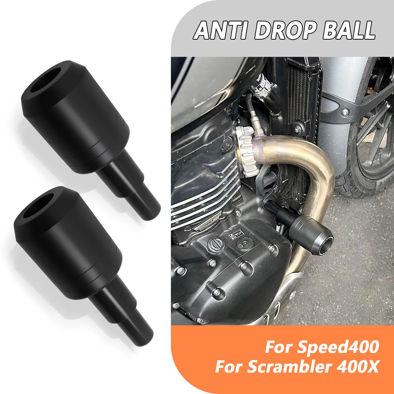 

Для мотоцикла Speed 400, рамка для защиты от падения, слайдер, обтекатель, защита от столкновений, подходит для Scrambler 400X 2024-2025