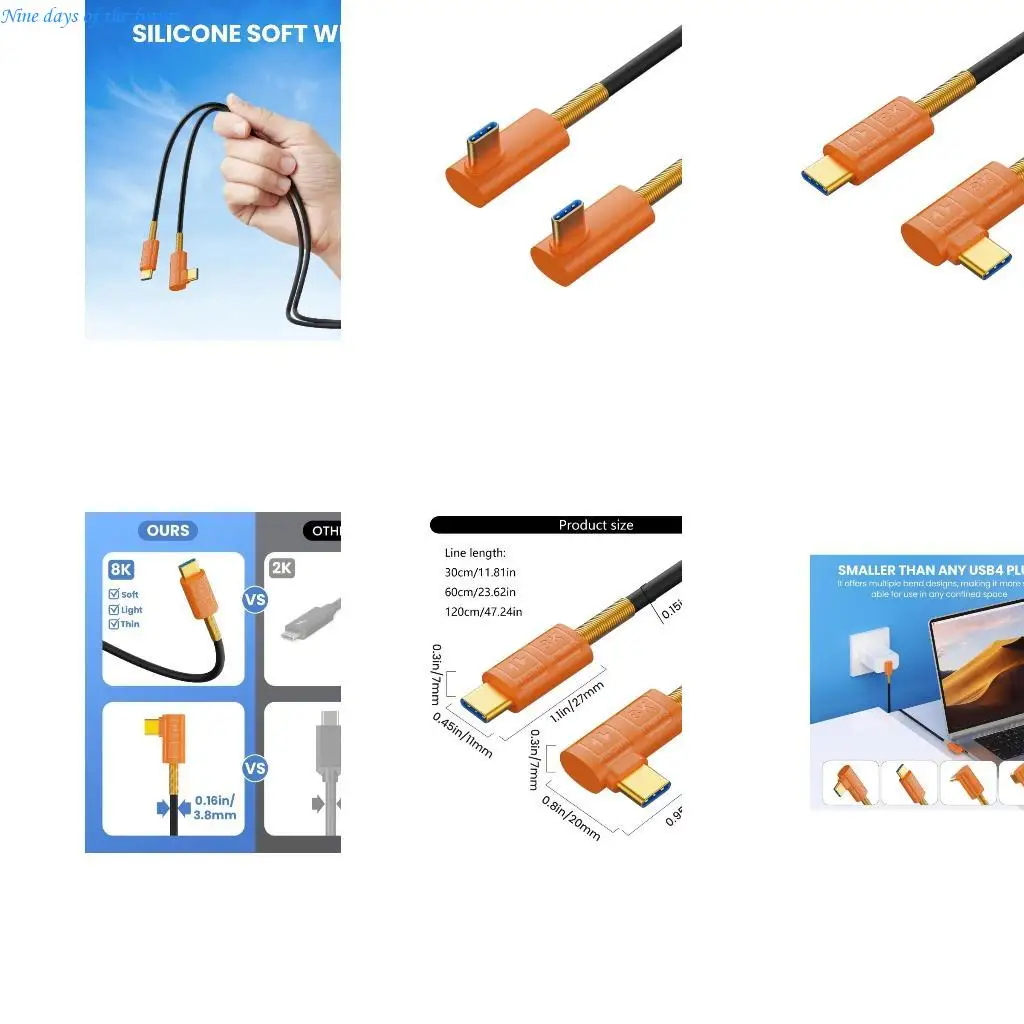 silicone-usb4-durabilidade-do-typec-para-40-gbps-velocidade-velocidade-rapida-transferencia-dados-pd240w-rapido