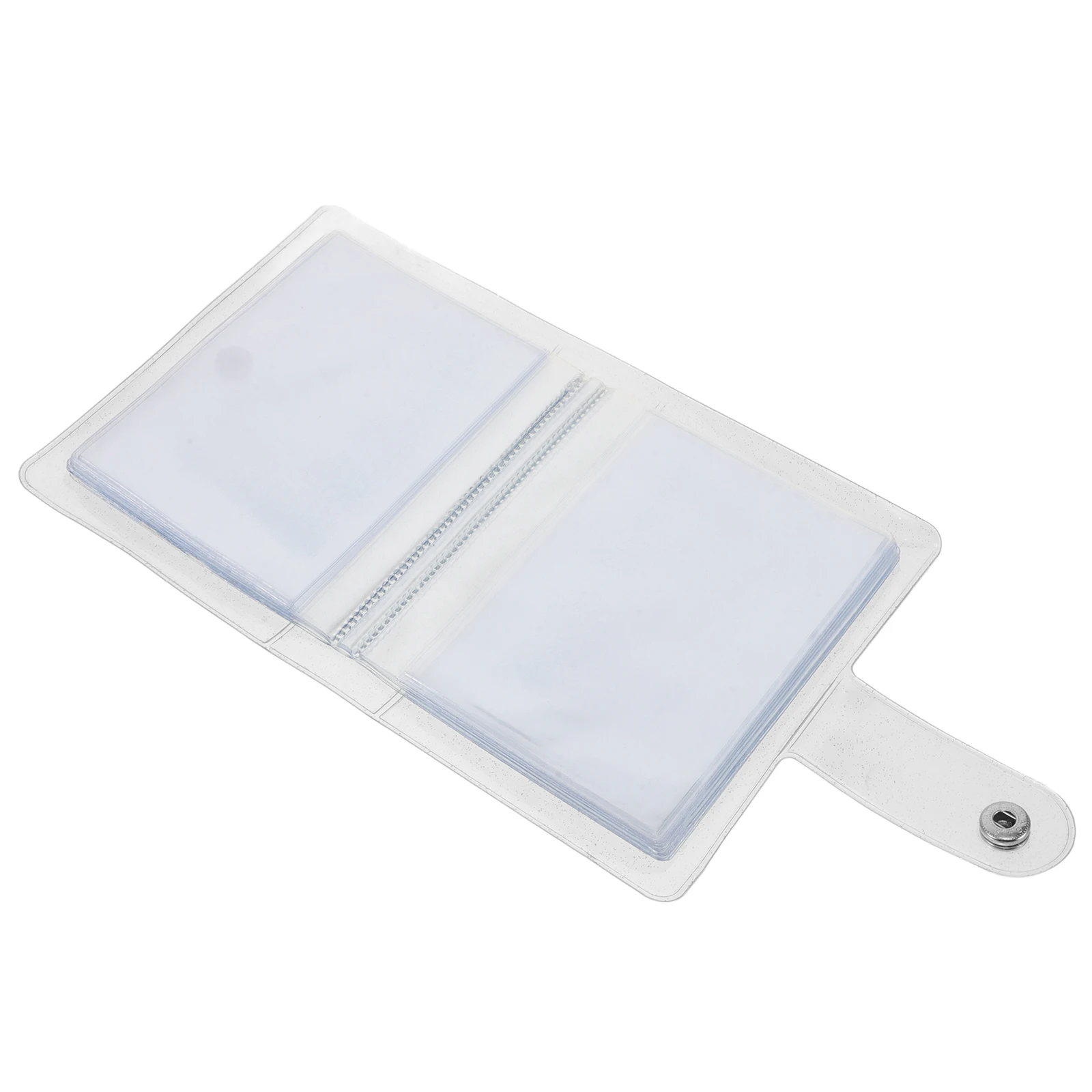 

1pcs Card Holder Compact PVC Photo Album Business Card Book Mini Photocard Binder Heart Shaped Picture Collection