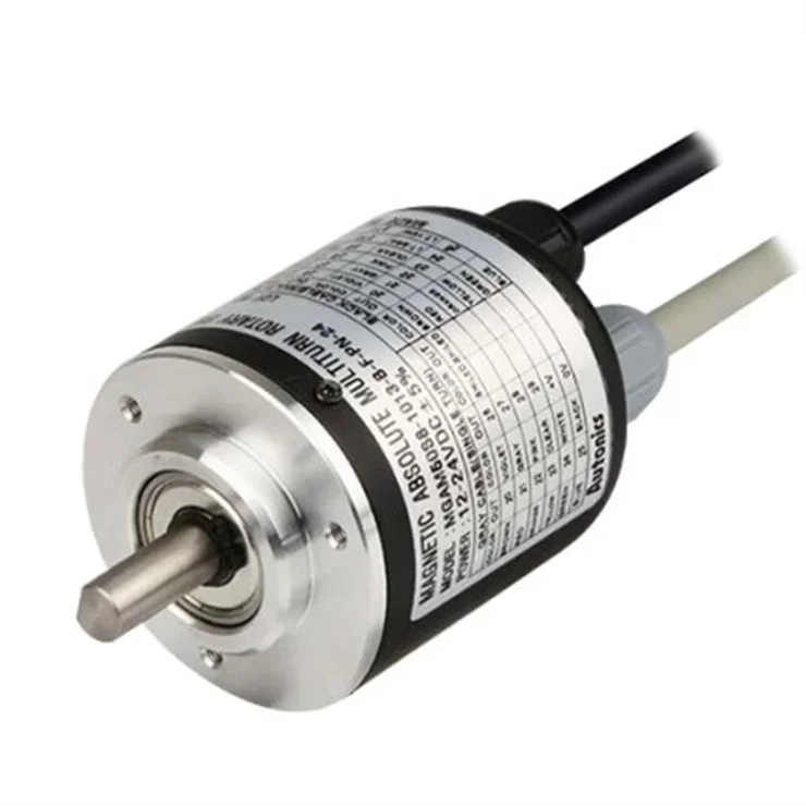 2025 multi-turn type absolute encoders offer 23-bit (8,388,608) total resolution, with 10-bit single-turn absolute encoder