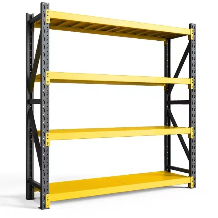 Professional Manufacturing 500kgs/layer Steel Supermarket Shelf Shop Rack for Sale Metallic Duty Metal Store Heavy Layer Style