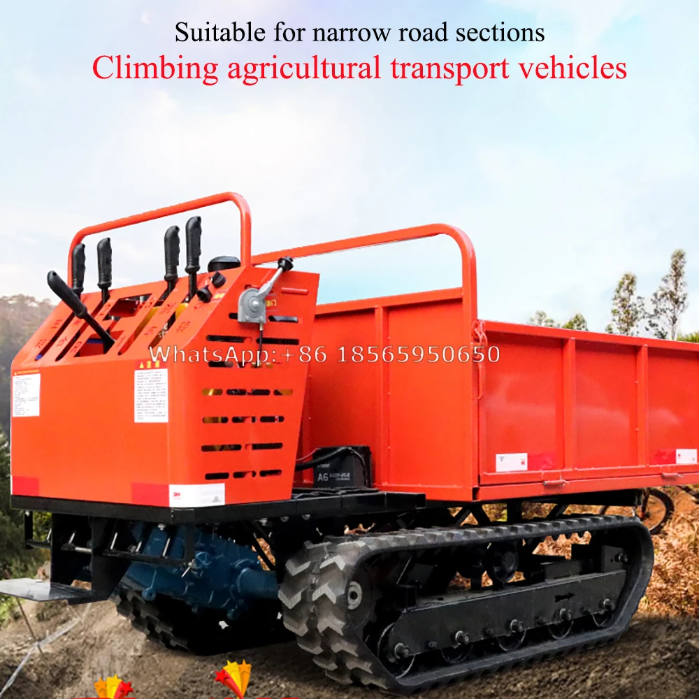 Factory Crawler Diesel Mini Dumper for Garden Rubber Track Small Dumper Trucks for Sale