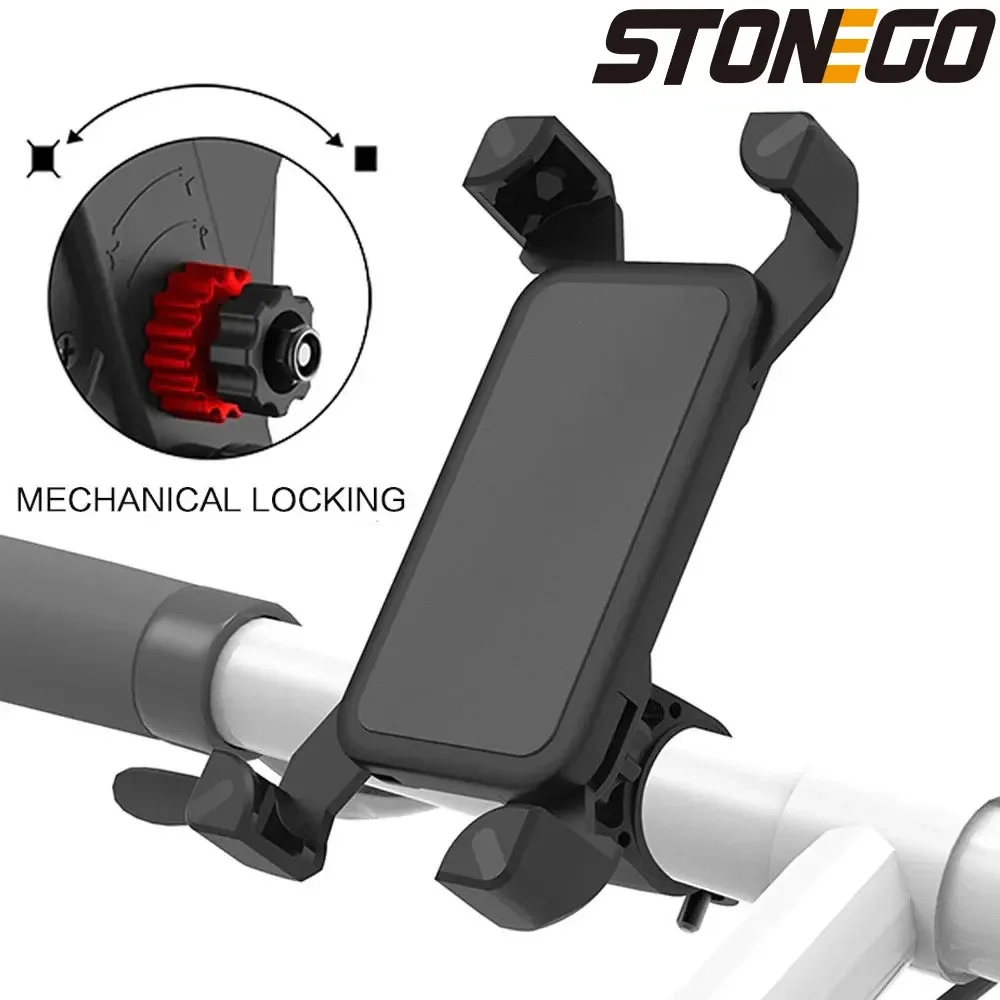 STONEGO Bike Phone Holder stand Mount Motorcycle Accessories Perfect for Bicycle or Motorcycle Enthusiast