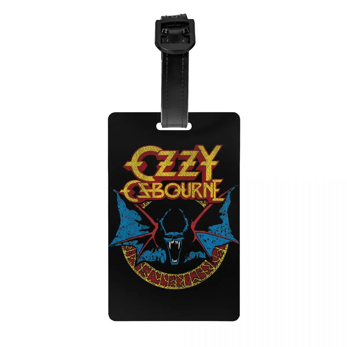 Ozzy oskov etiqueta de equipaje Heavy Metal Hard Rock maleta, cubierta de privacidad, etiqueta de identificación