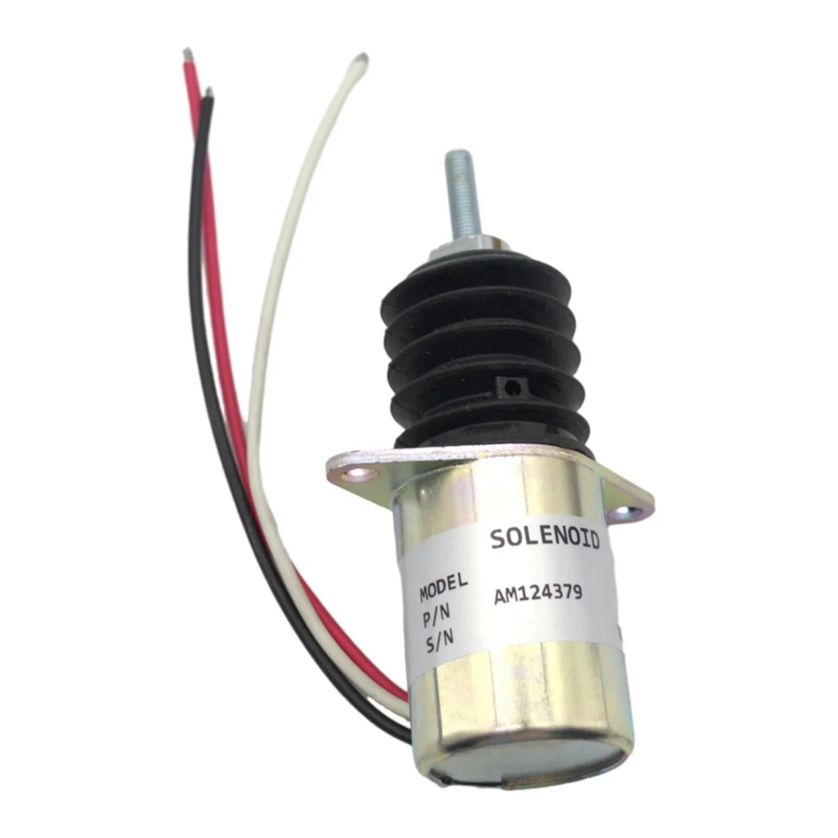 AM124379 12V Fuel ShutOff Solenoid for 415 455 445 430 Front Mower Lawn and Garden AM103337 AM124380