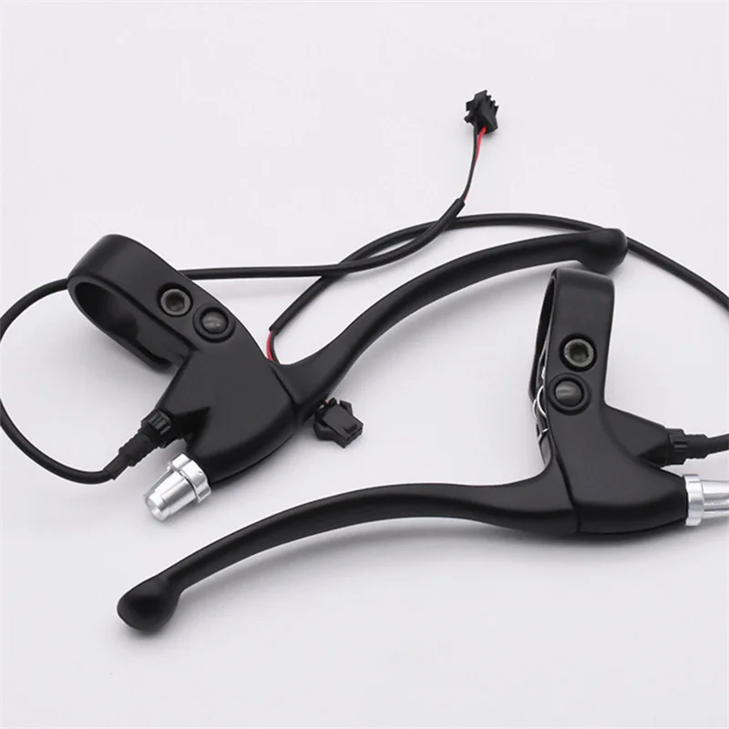1 Pair E-Bike Rear Brake Lever Electric Bicycle Brake Handle Cycling Bike Accessory Riding Brake Tools