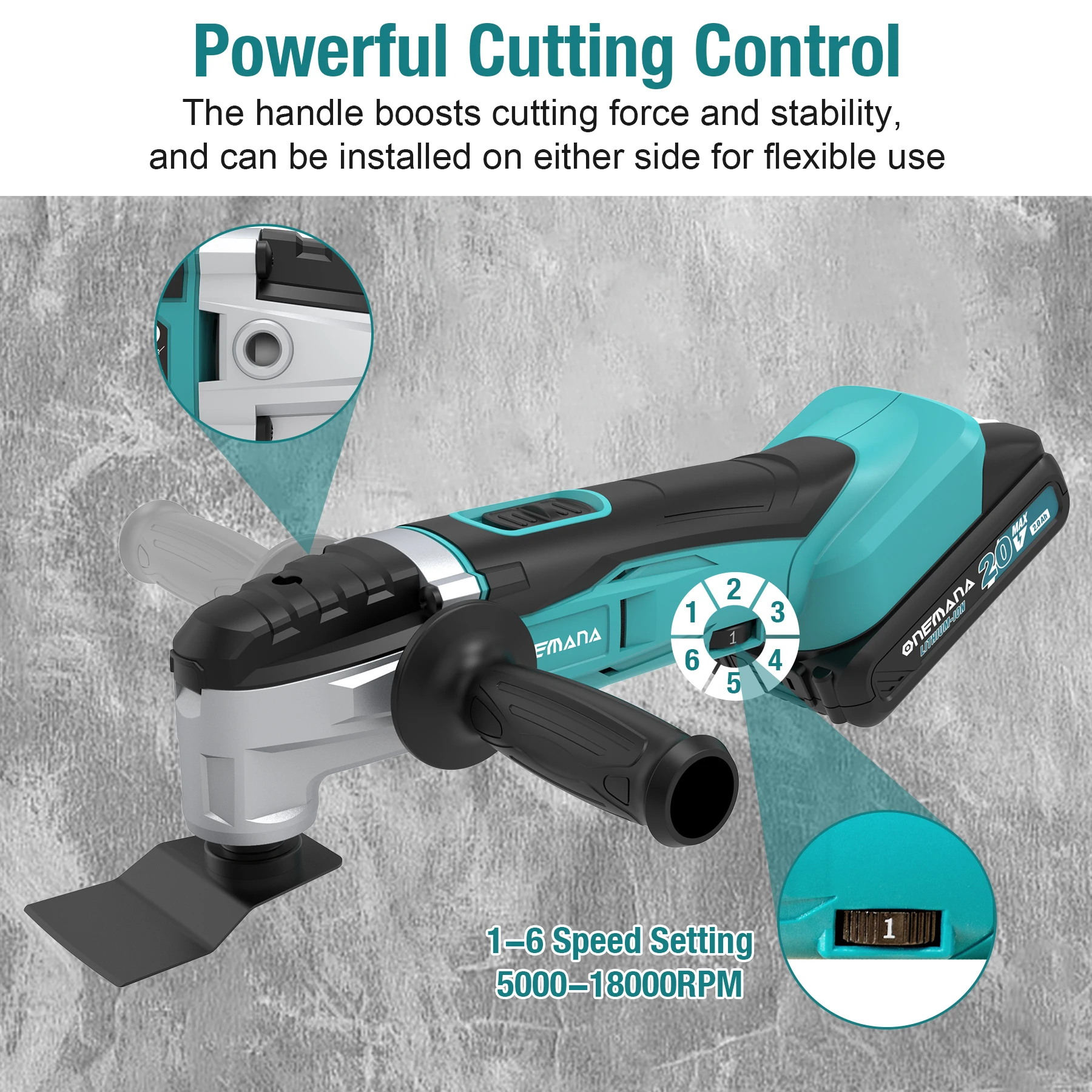 18V Oscillating Multi-Tool, ON - Grout Saw Removal review and price