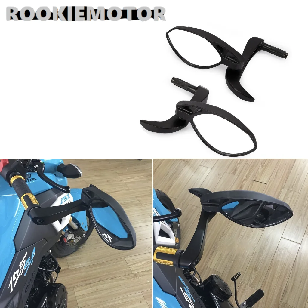 

For YAMAHA R1/R3/R6/R7/R15/R25 Motorcycle Modified Handlebar Guard Foldable Rearview Mirror 2-in-1 Retro Reflector Anti-fall Bar