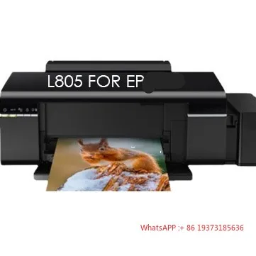 Gran oferta, tarjeta de identificación de PVC L805 de seis colores, impresora de inyección de tinta WIFI, modelo A4, tarjeta de identificación de transferencia de escritorio, impresora de sublimación UV para EPSON L805