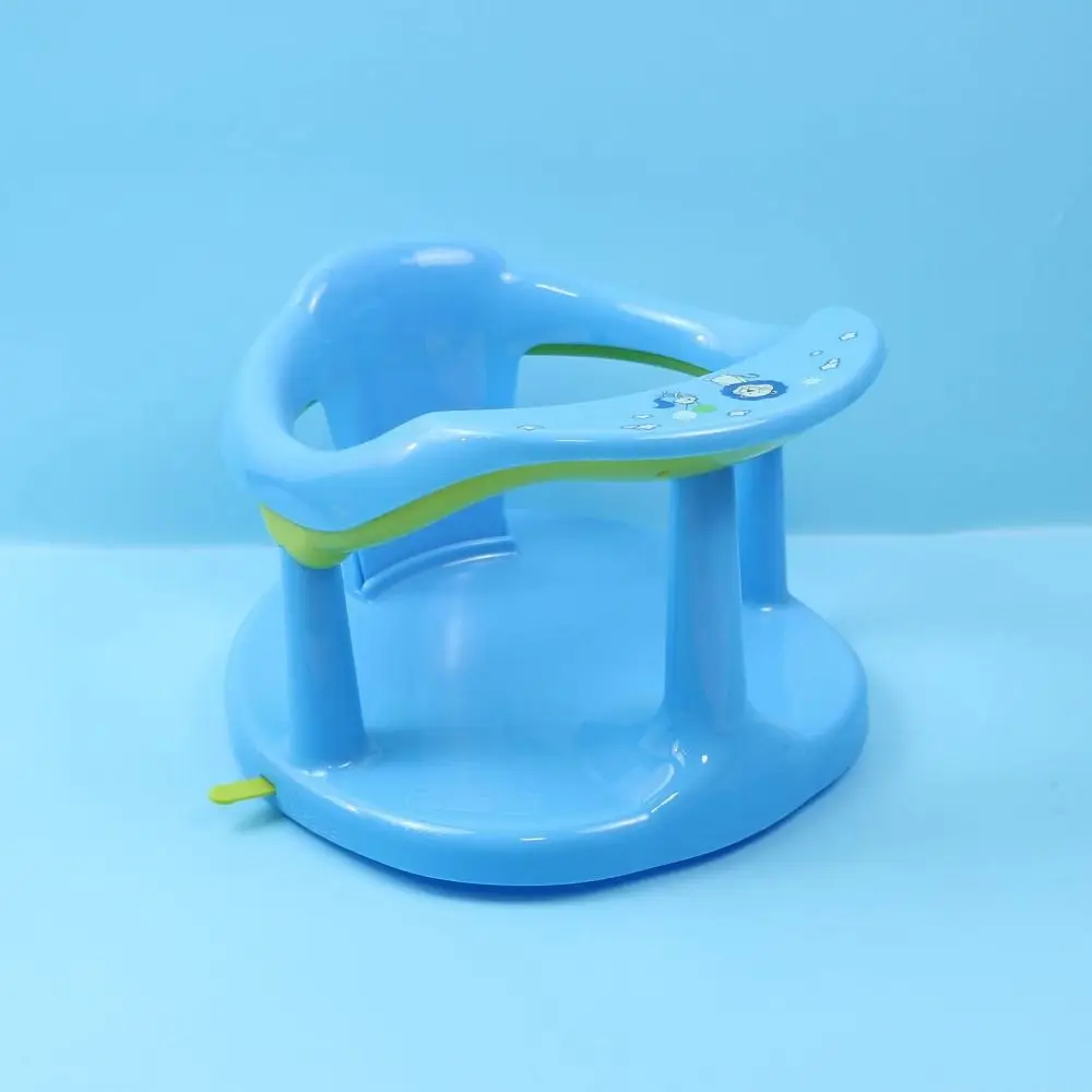 with Suction Cup Base Baby Bath Seat Chair High Temperature Resistance Roll over Prevention Preschool Shower Seat PP+ PVC