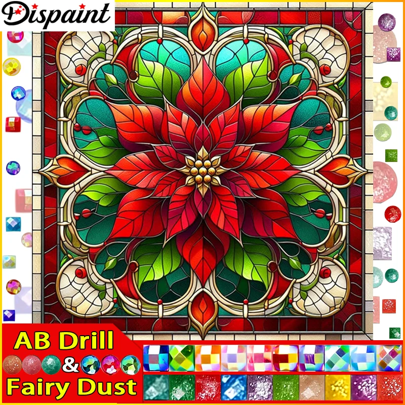 Dispaint Fairy Dust AB Diamond Painting Full Square/Round Drill 5D DIY