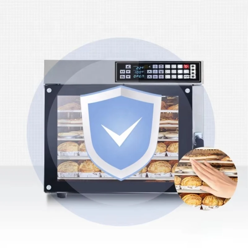 فرن الكيك الكهربائي فرن البيتزا الحراري بالهواء الساخن التجاري