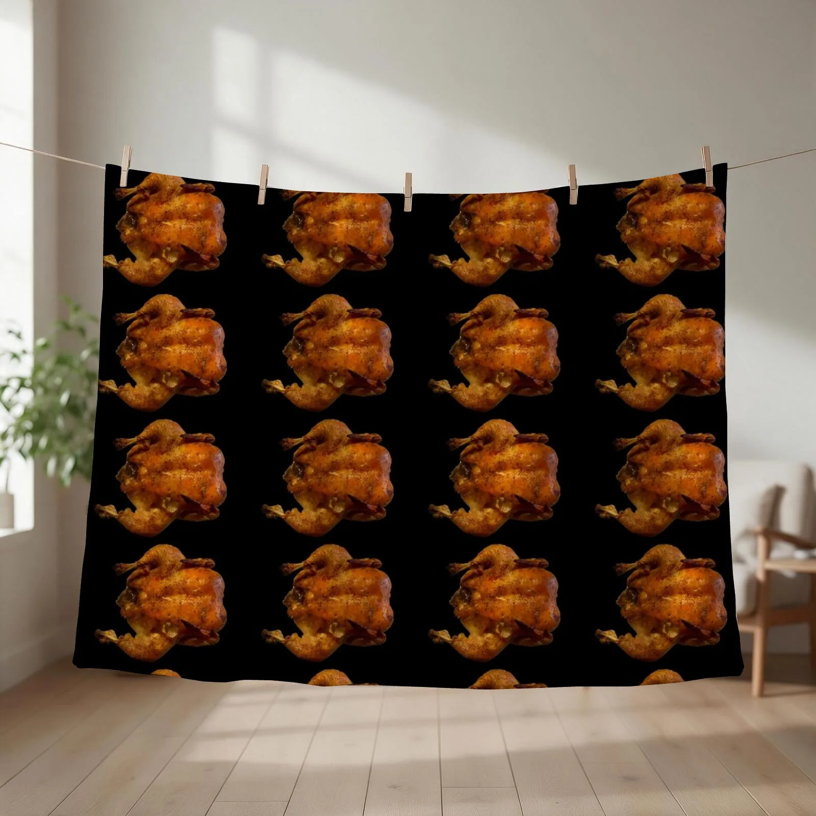 Roasted Chicken Throw Blanket Fashion Sofas Hairys blankets ands Sleeping Bag Blankets