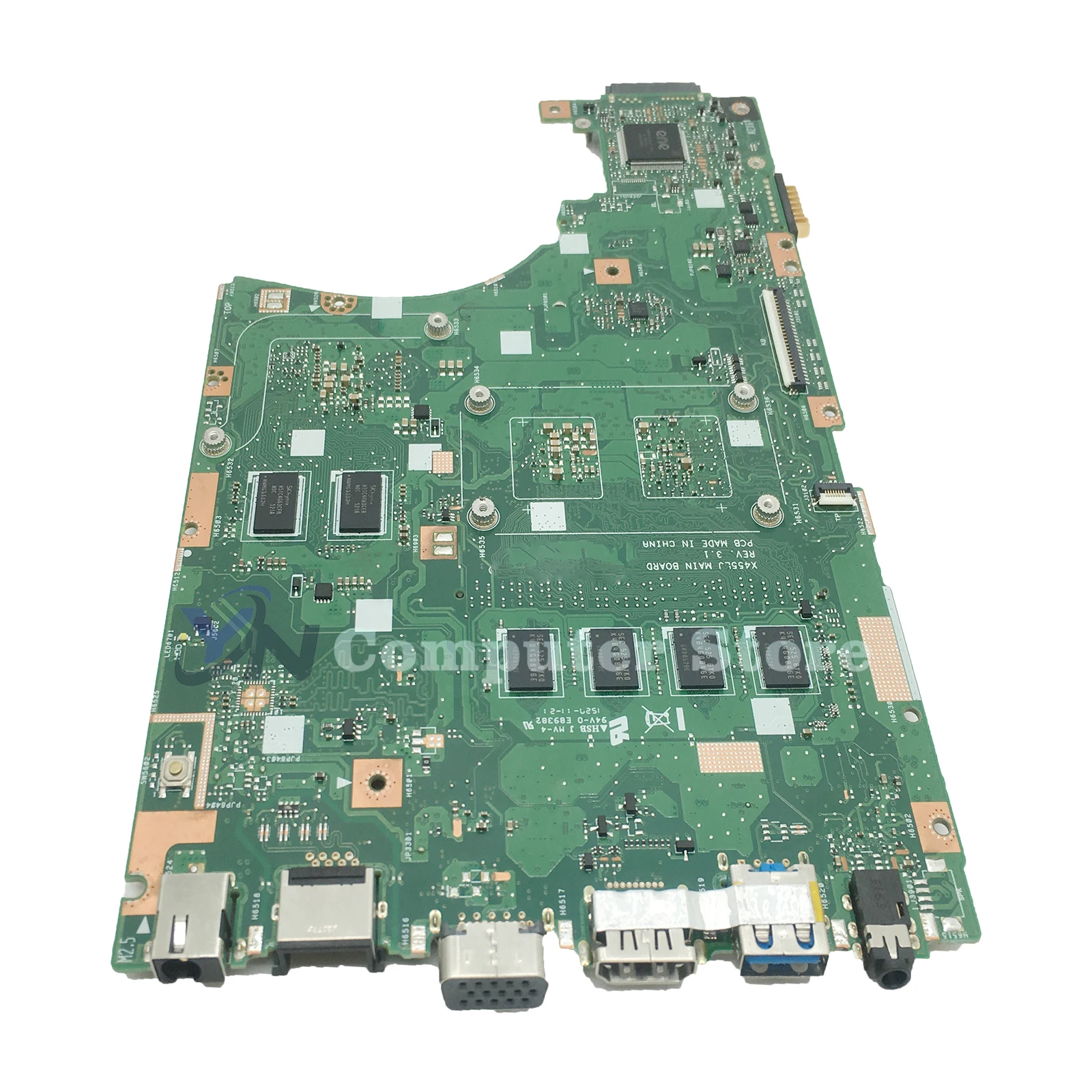 Imagem -04 - Mainboard para Asus X455lf X455l X455ld A455l F454l X455la Laptop Placa-mãe i3 i5 i7 Cpu pm Uma Ram4gb 100 Teste ok X455lj