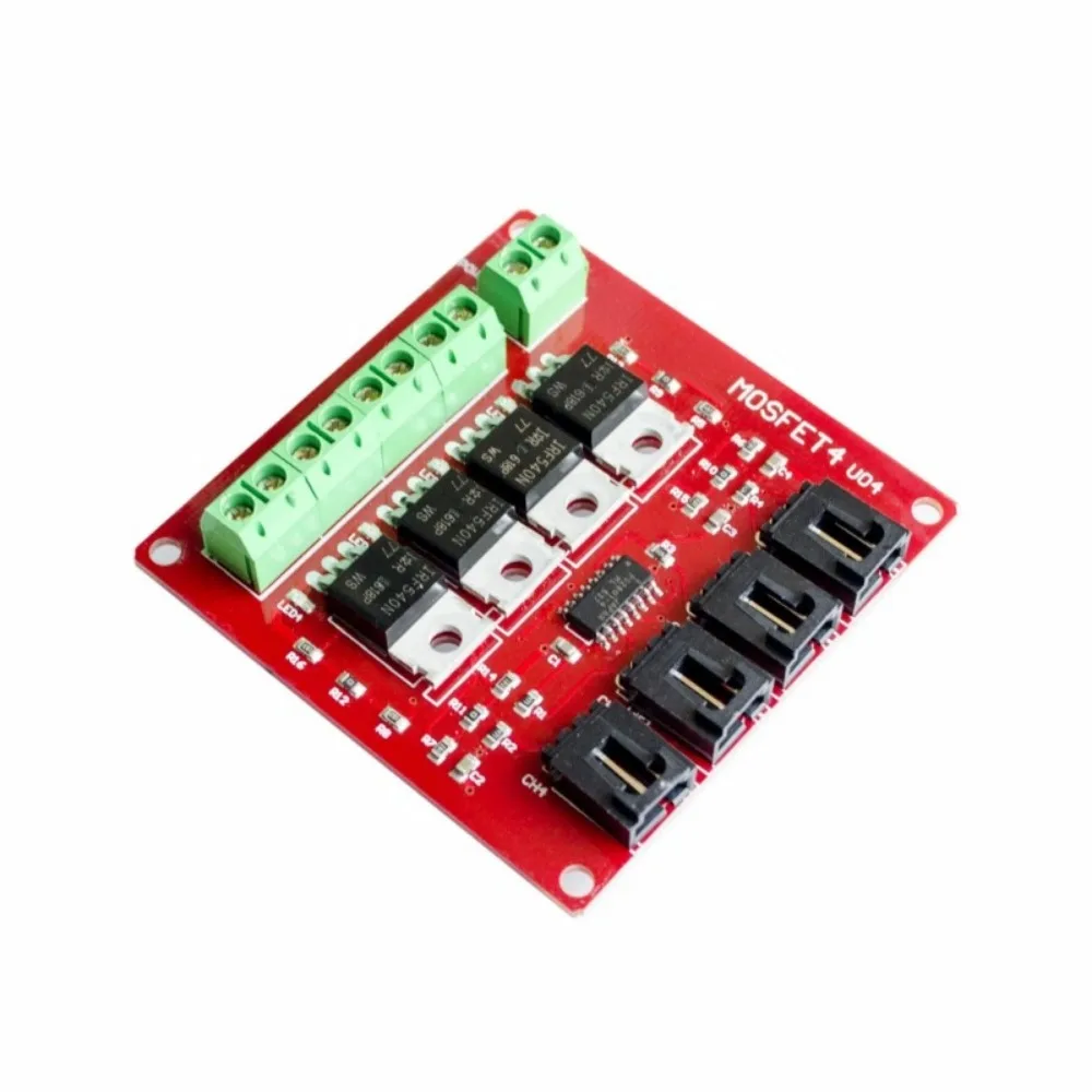 1pcs Four Channel 4 Route MOSFET Button IRF540 V4.0+ MOSFET Switch Module For Arduino