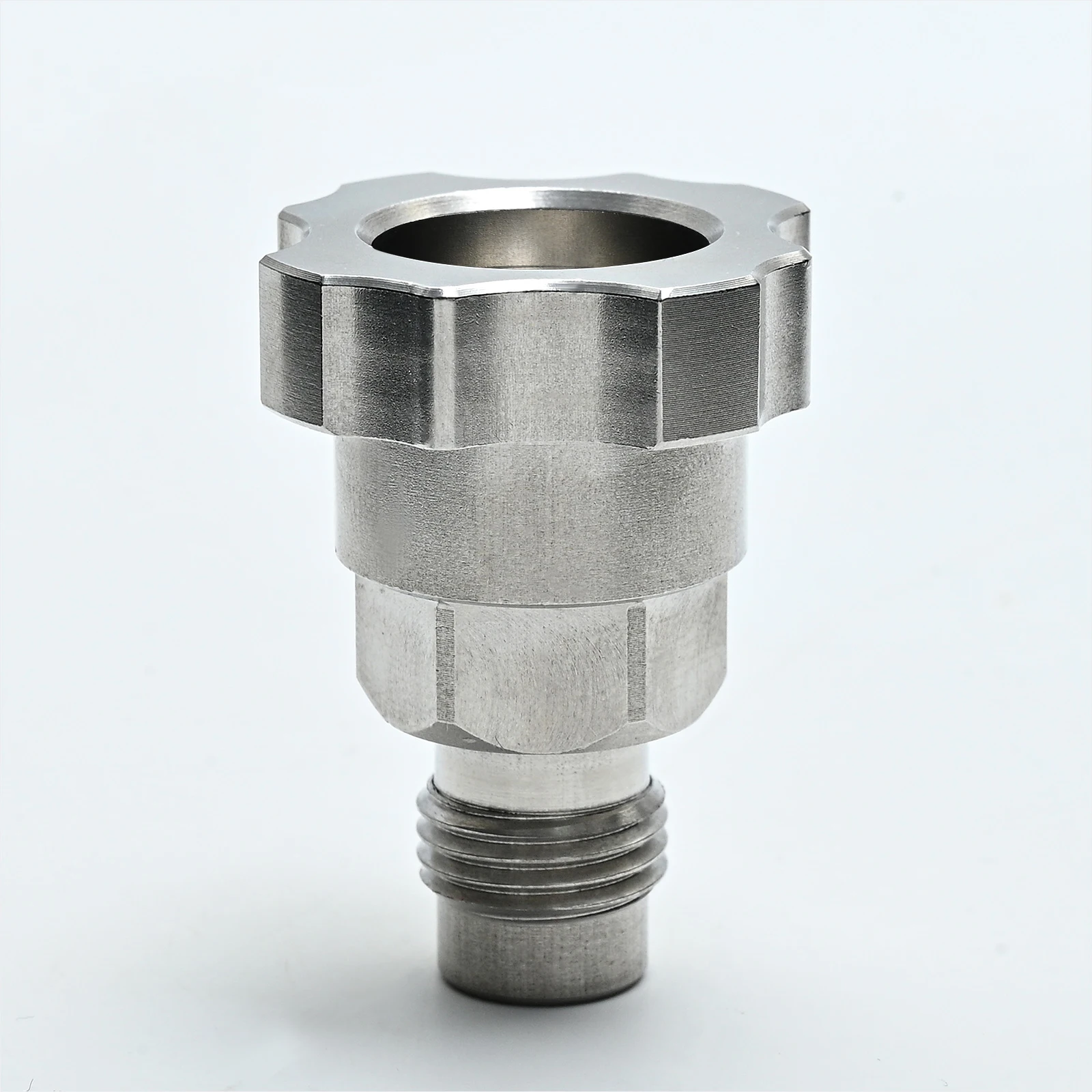 Stainless Steel Spray Gun Adapters Connector Cup Connectors for Specific Sprayer Models (Multiple Thread Sizes)