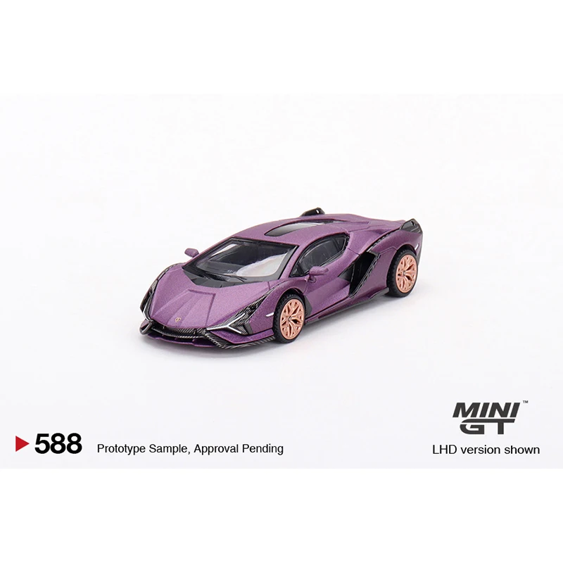 MINIGT In Stock 1:64 Sián FKP 37 Matte Viola SE30 HongKong Exclusive Diecast Car Model Toys 588