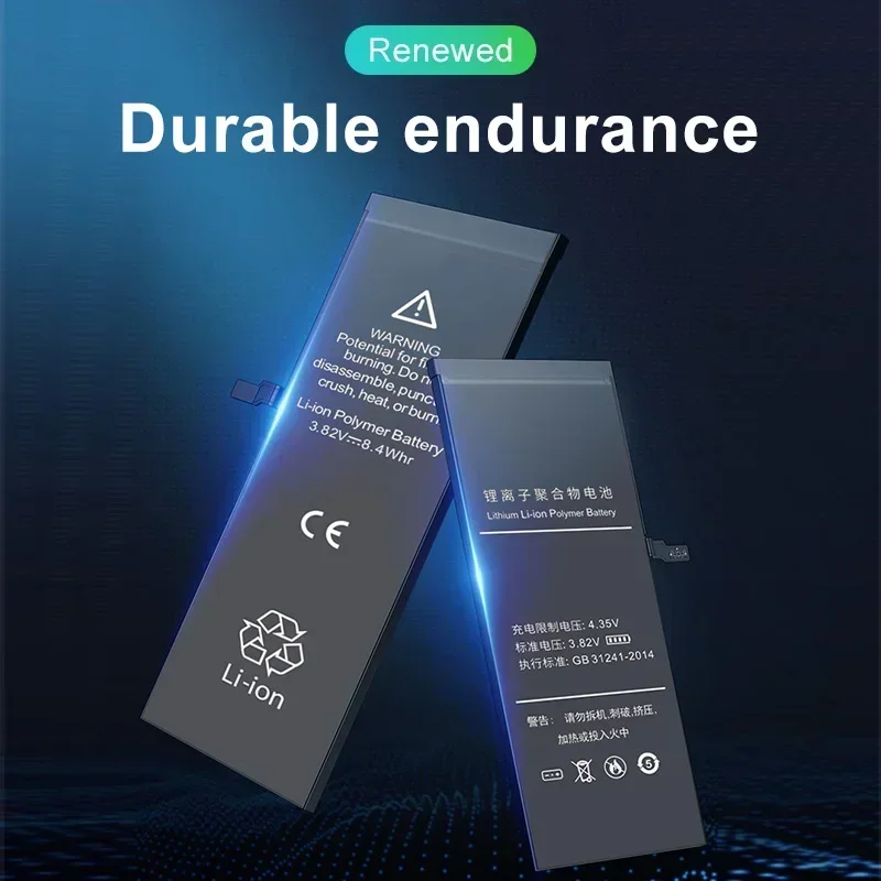 New Zero-cycle High-quality For iPhone SE 2016 SE 2020 SE 2022 Mobile Phone Battery + Tools Sticker