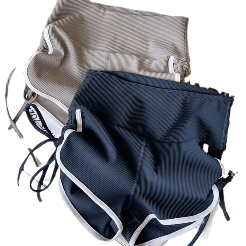 Seksowne sportowe legginsy damskie z wysokim stanem, modelujące pośladki, obcisłe spodenki fitness, spodnie do jogi, letnie spodenki do połowy łydki, koreański styl.