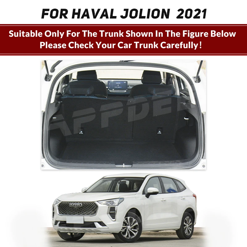 Auto Full Coverage Trunk Mat For HAVAL jolion 2021 Leather Car Boot Cover Pad Cargo Liner Interior Protector Accessories