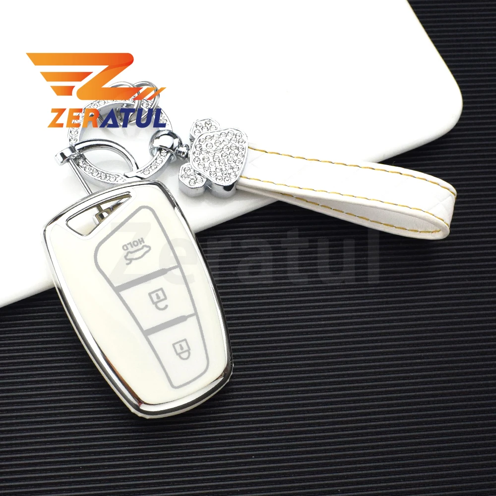 3 Buttons Car Key Case Cover Shell Fob for Hyundai Grand Santa Fe 3 DM Ix45 Ix35 Genesis DH Grandeur Azera HG Equus 2013 - 2016