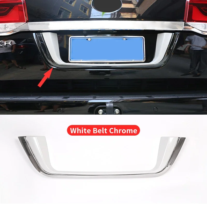 2008-2021年式トヨタランドクルーザー200 LC200 2020 2019 2018 クロームテールゲート装飾ストリップ外装改造アクセサリー