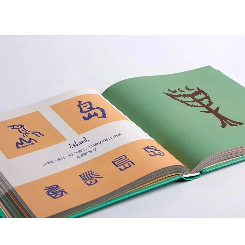 Chinese Characters Are Painted Learn Chinese Book Early Childhood Education Baby Enlightenment Book