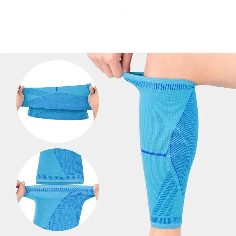 1pcs Running Athletics Compression Sleeves Leg Calf Shin Splints Elbow Knee Pads Protection Sports Safety Unisex new