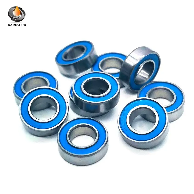 608 2RS Cartridge Bearing 8x22x7 mm ( 10 Pcs ) ABEC-7 Frame Pivot 608 RS Ball Bearings