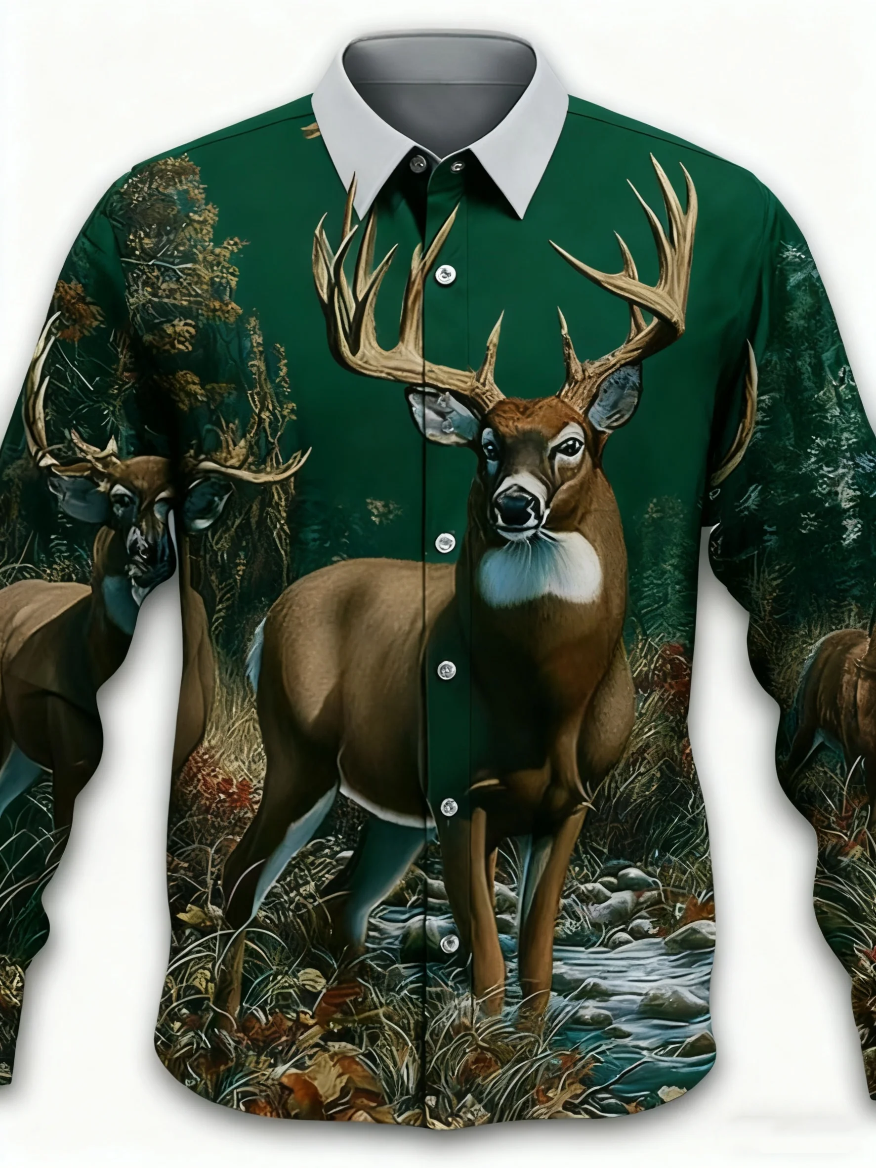 2026 ريترو الرجال الرنة ازتيك الثقافة الهندية عادية الرجال قمة العرقية الرجعية ثلاثية الأبعاد قميص مطبوع التلبيب #1