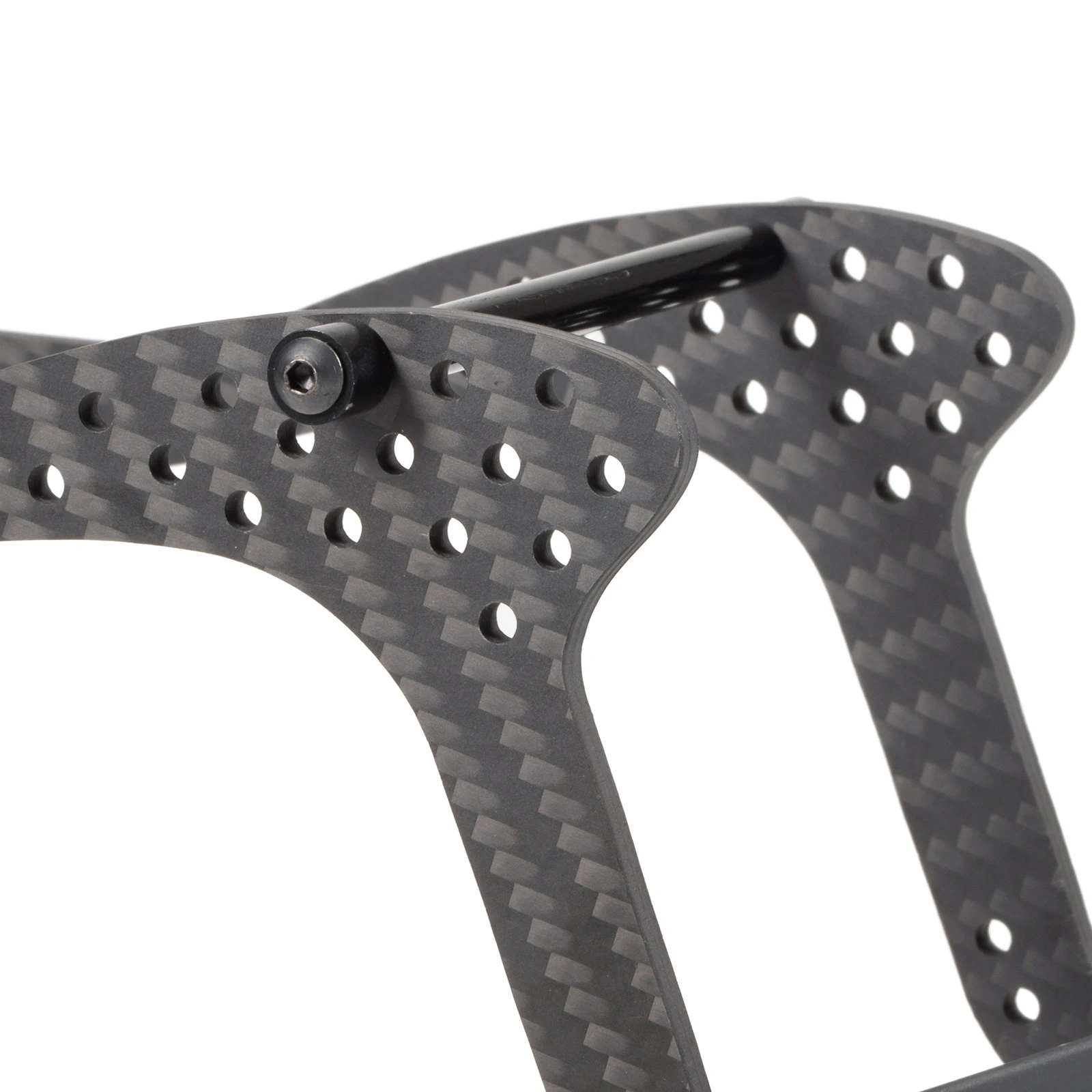 Crawl Dragon-Kit de chasis LCG de trampilla alta y baja de fibra de carbono, juego de eslabones para plataformas de competición sobre orugas RC a escala 1/10