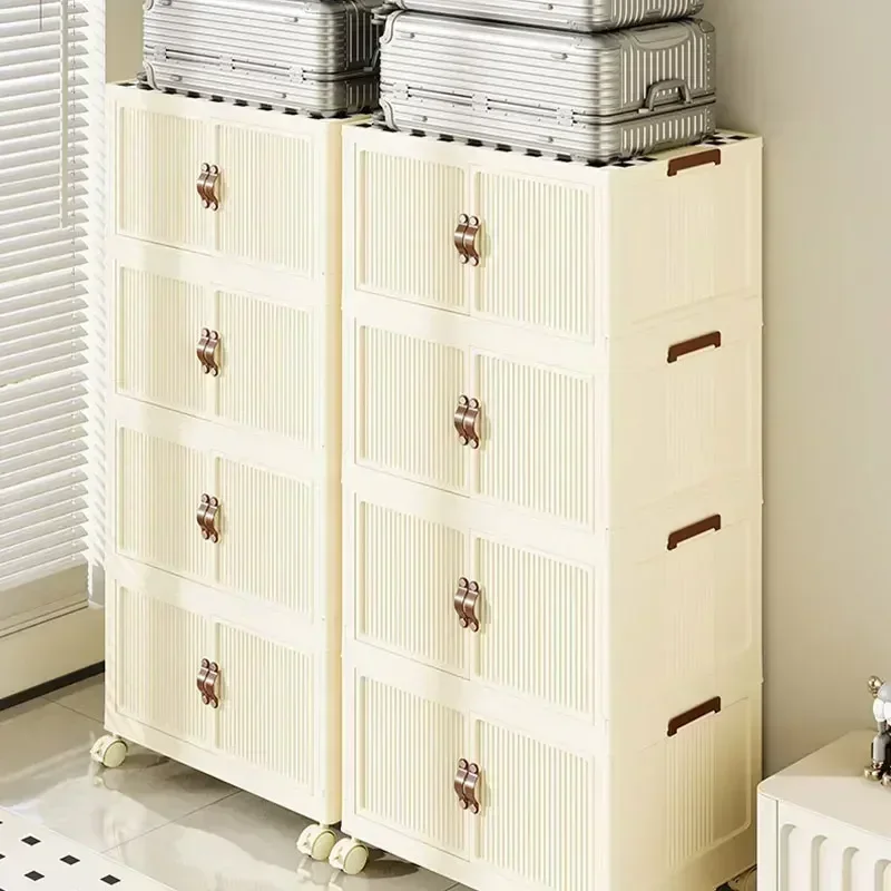 Storage Wardrobe Clothes Folding Clothing Quilt Storage Box Storage Cabinet Plastic Box Organising Goddesses Household Box