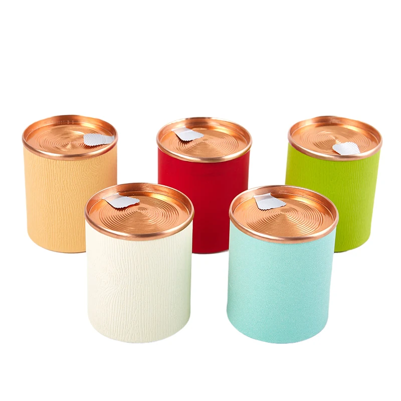 

1PCS Travel Mini Disposable Tea Airtight Smell Coffee Caddy Organizer Portable Container Sealed Can Tea Jar Storage Candy Jar