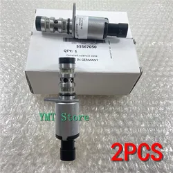 Solenoide originale della valvola di controllo della camma dell'albero a camme 2PCS per Chevrolet Cruze 1.6L 1.8L Sonic Epica OPEL ASTRA ZAFIRA MOKKA NO:55567050